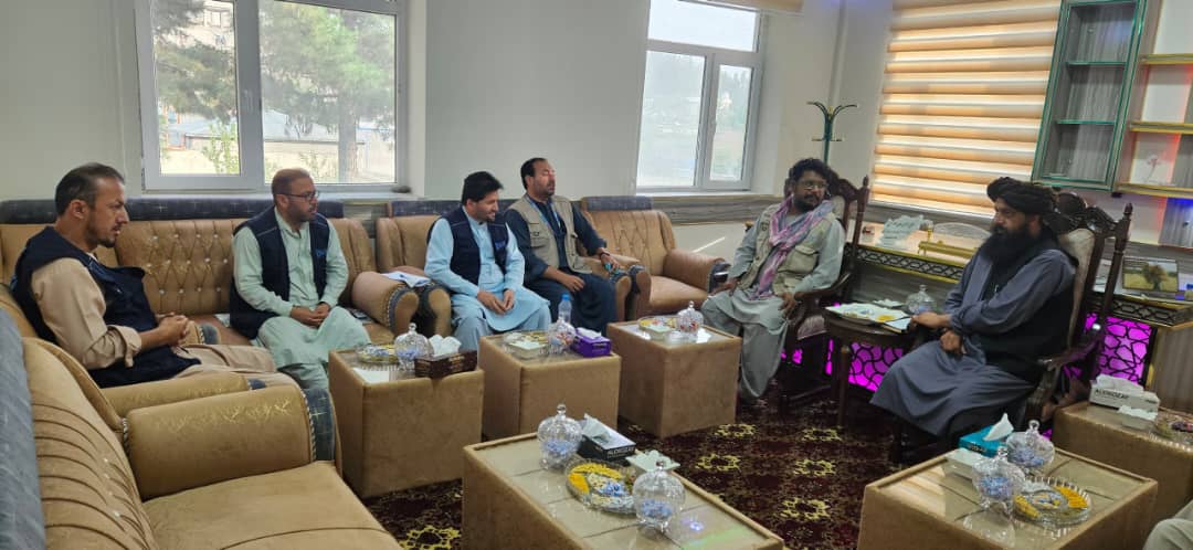 رئیس زراعت بدخشان با مسئول سازمان خوراک و زراعت ملل متحد دیدار کرد
