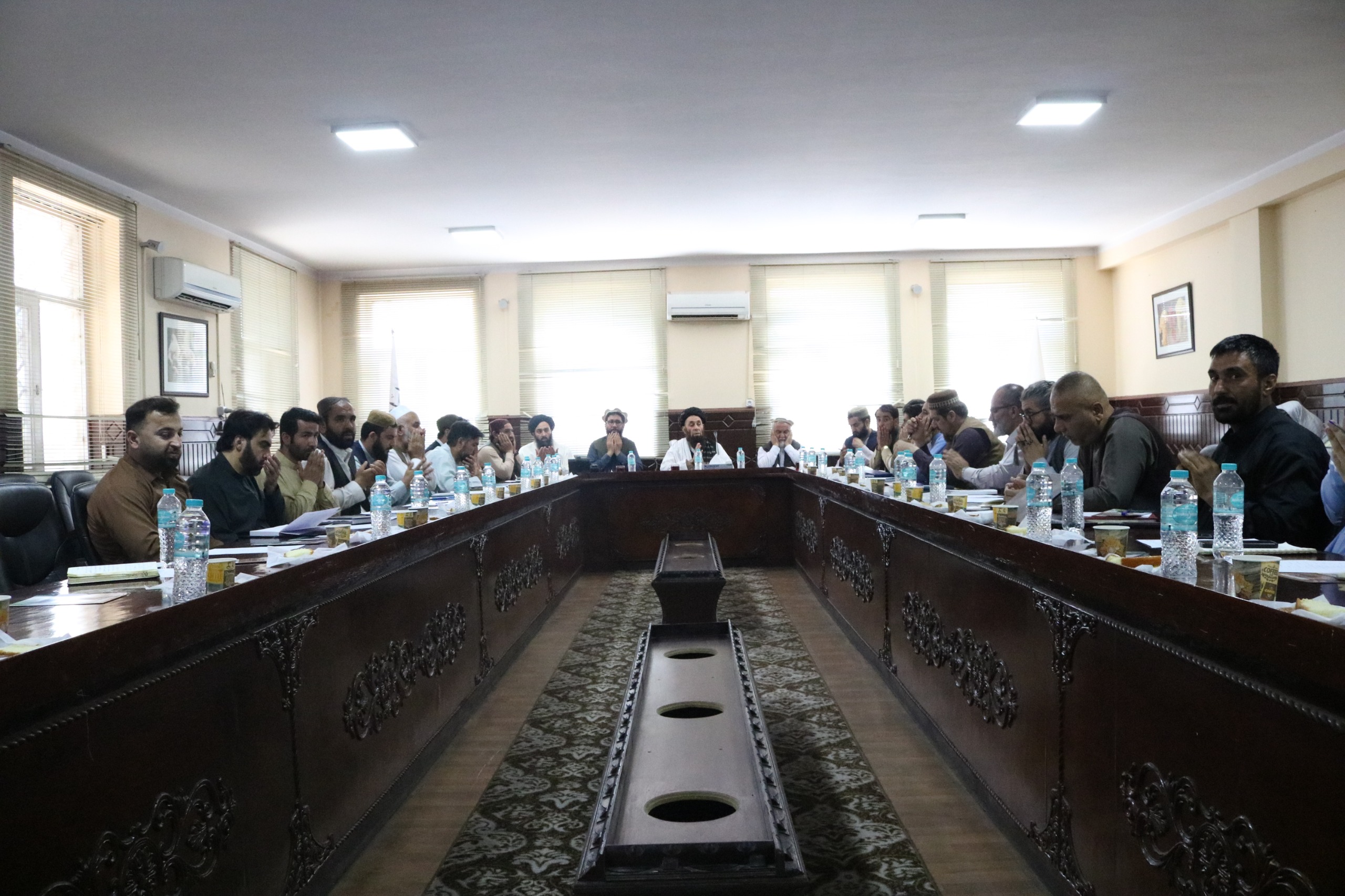وزارت زراعت برای برگزاری نمایشگاه محصولات زراعتی و مالداری افغانستان نشست هماهنگی برگزار کرد