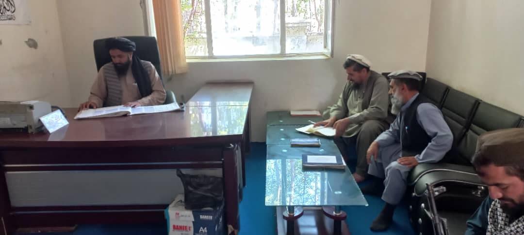 رئیس زراعت کاپیسا از مدیریت خدمات زراعتی و مالداری ولسوالی حصه دوم کوهستان بازدید کرد