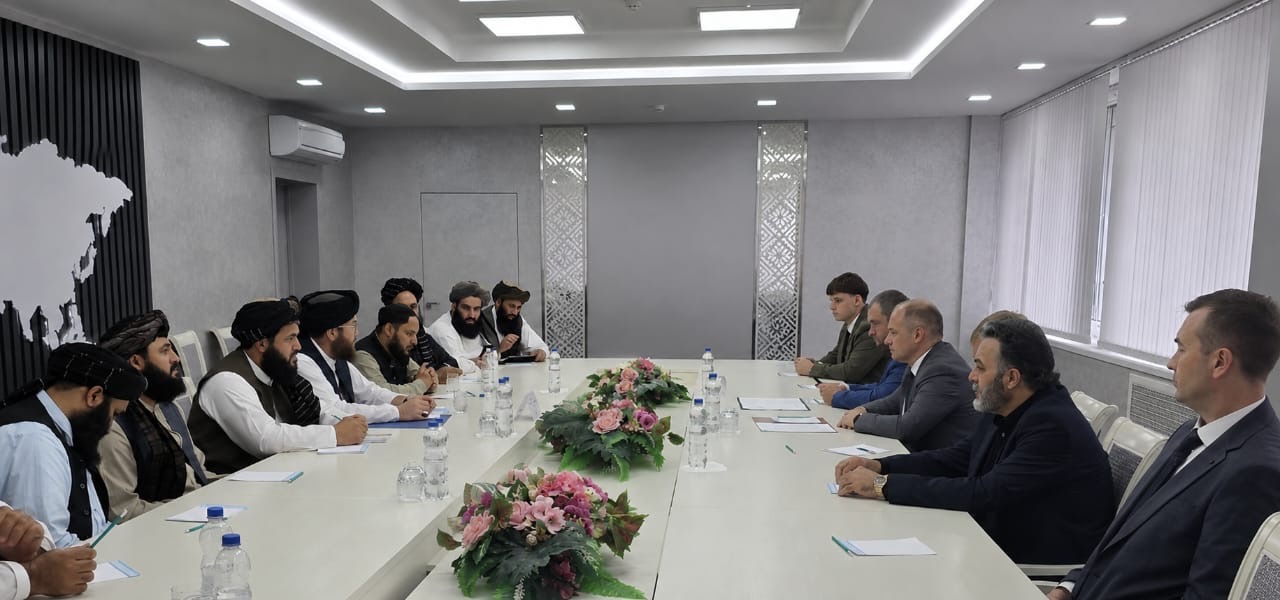 دیدار هیئت امارت اسلامی افغانستان با معین وزارت صنعت بلاروس