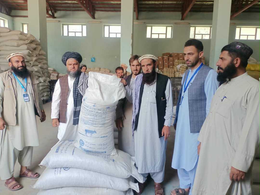 نورستان کې ۱۵۰۰ مالدارانو ته حیواني متراکم خوراکه ووېشل شوه