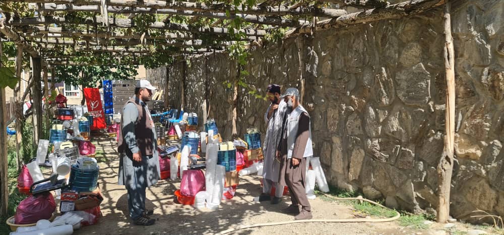 برای ۸۰ تن در ولسوالی آبشار پنجشیر وسایل پروسس لبنیات توزیع شد