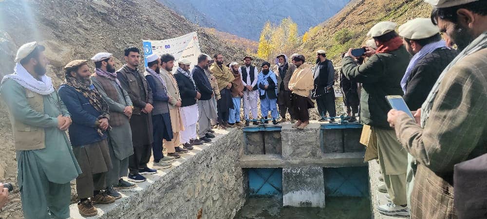 نورستان کې د ۷۷۰۰ مترو په اوږدوالي د اوبولګولو کانال ګټې اخیستنې ته وسپارل شو